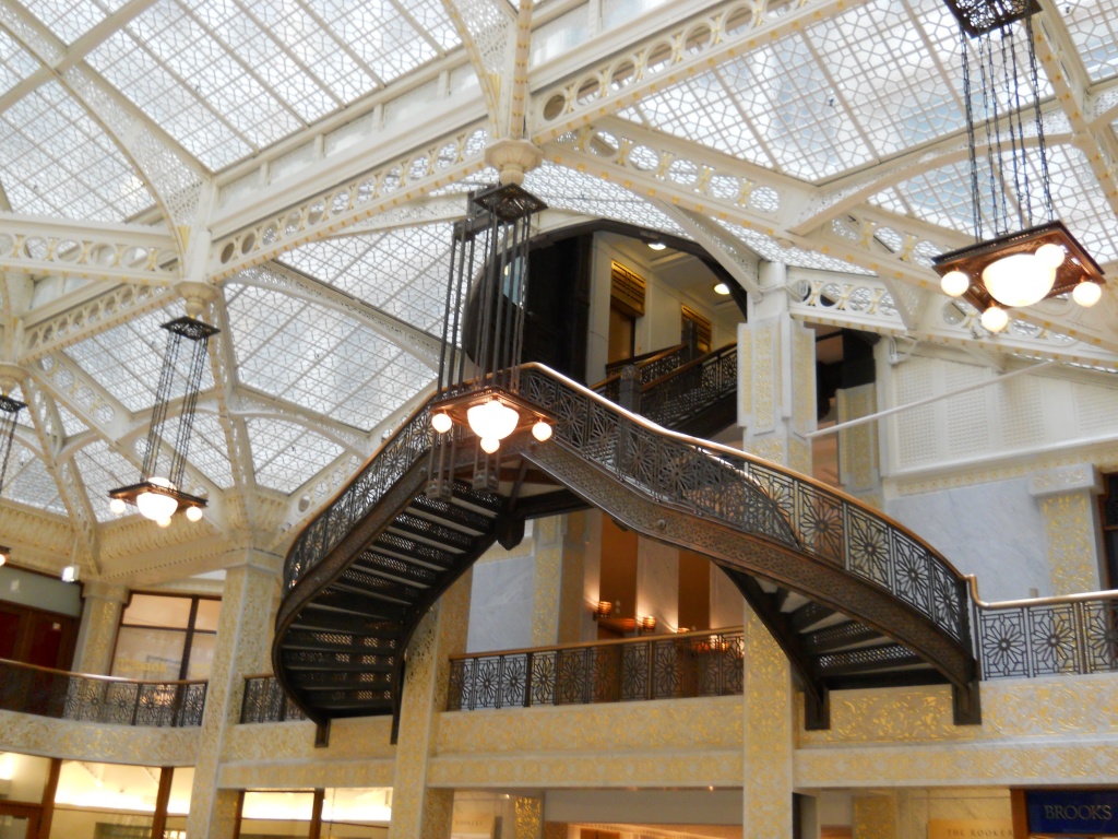 Staircase in the Rookery Building, Chicago by kchuk