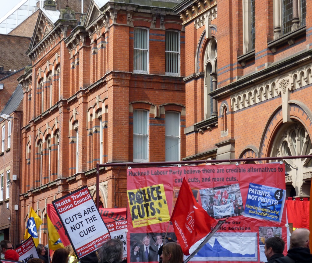 A Saturday In Nottingham 1 : Protest  by phil_howcroft
