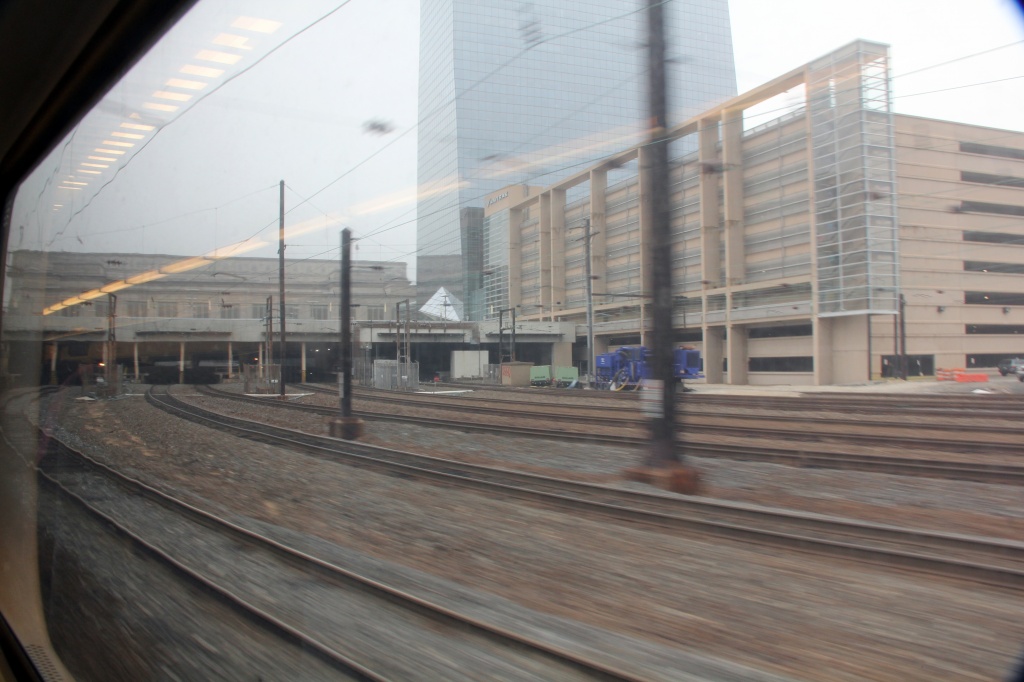 Pulling into 30th Street Station by hjbenson