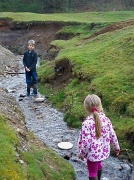 7th May 2012 - Playing in a stream near Magpie Bridge  