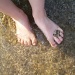 Little Feet at the Beach by julie