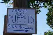 11th May 2012 - Garage Sale Puppets