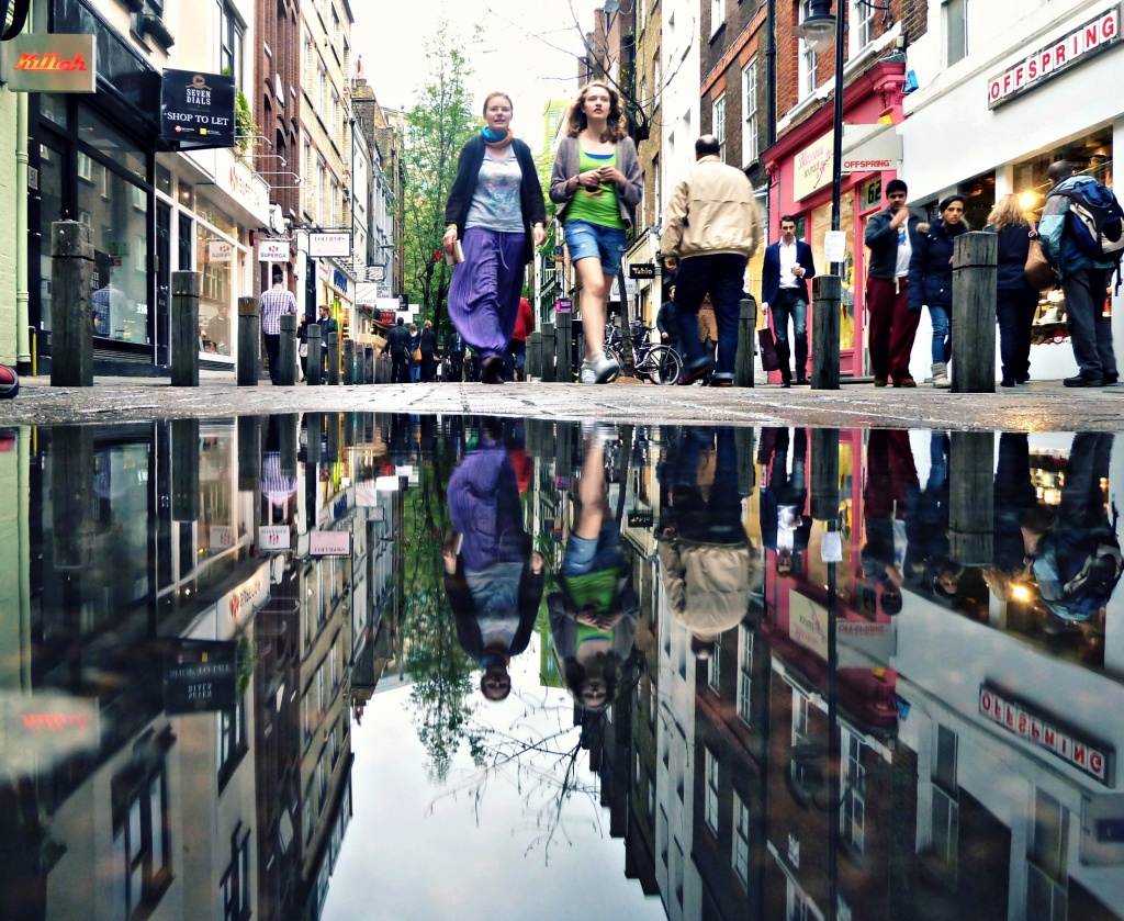 Kneeling on Neal Street by rich57