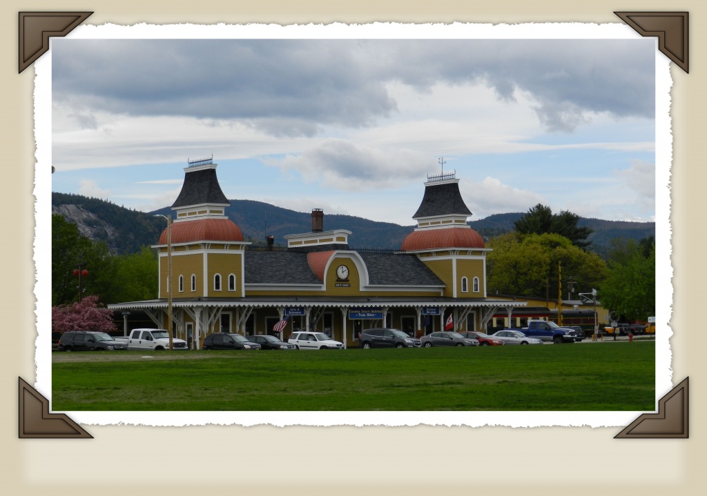 North Conway Scenic Train Station by paintdipper