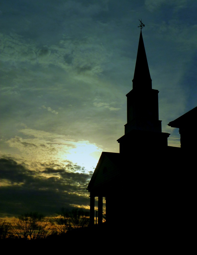 Steeple Silhouette by calm