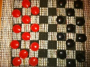 13th May 2012 - Sunay night checkers with Jerry