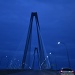 Arthur Ravenel Jr bridge at twilight by ggshearron