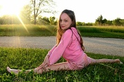 21st May 2012 - Mel doing splits