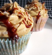 20th May 2012 - Salted Caramel Macaroon Cupcakes
