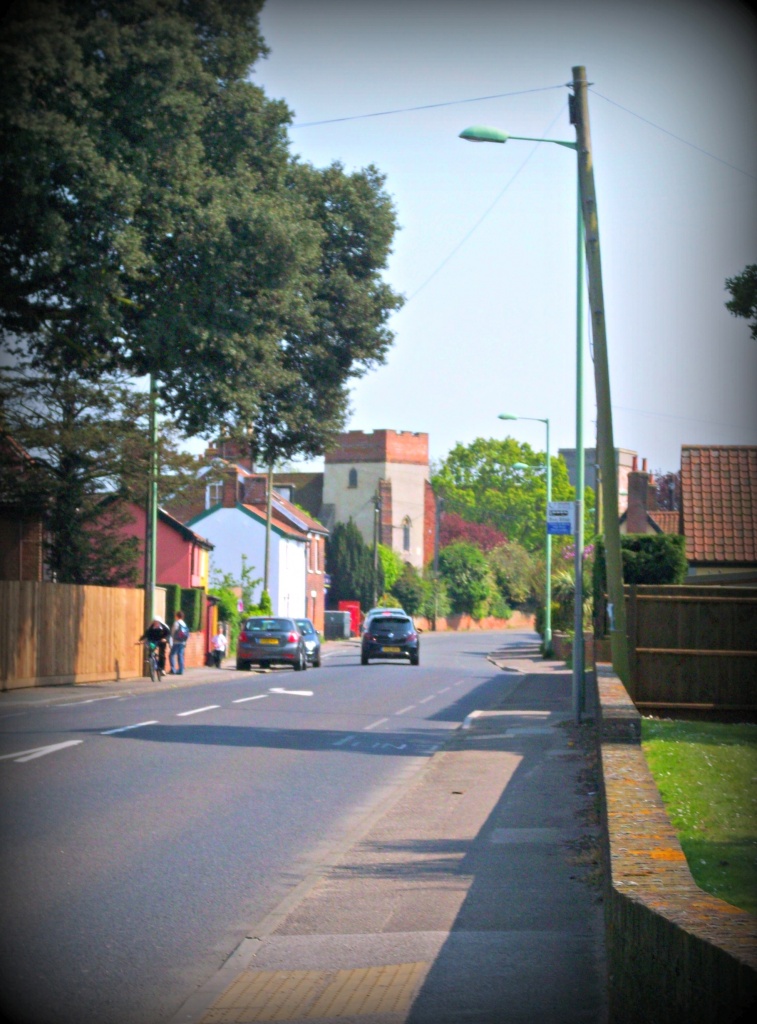 Trimley High Road on a sunny afternoon by lellie