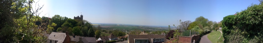 View from Hilltop Bolsover by clairecrossley