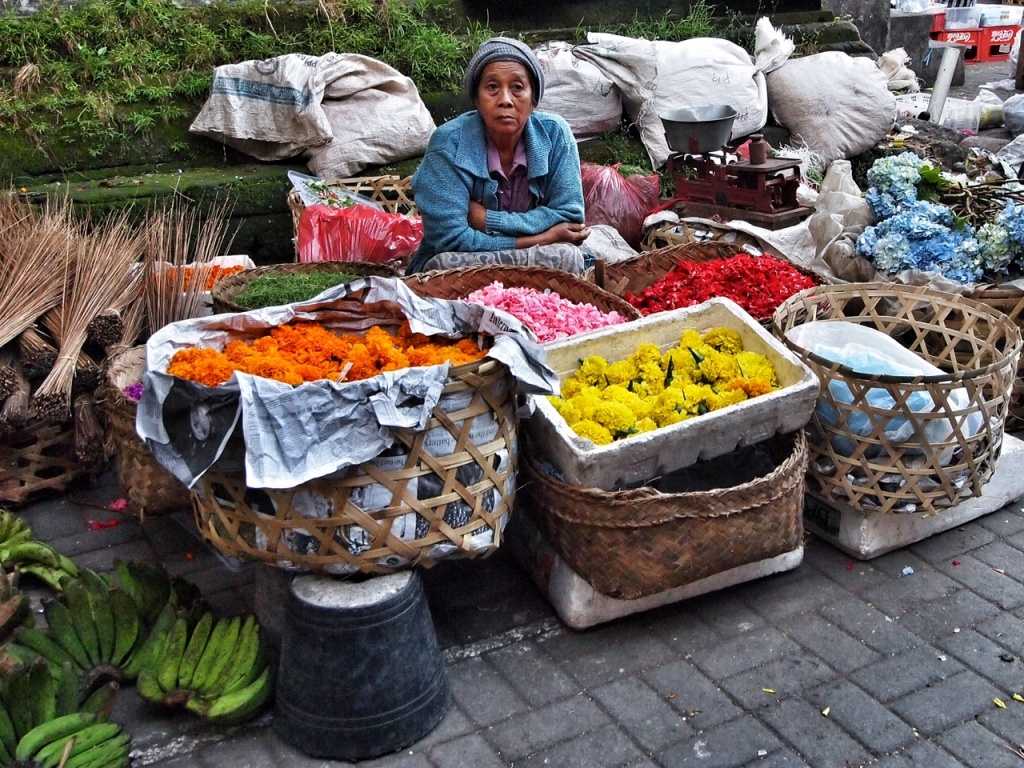 Selling flowers by peterdegraaff