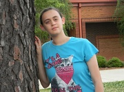 24th May 2012 - Shayna Standing by Tree