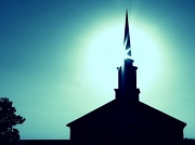 25th May 2012 - Sun Flare Behind the Steeple