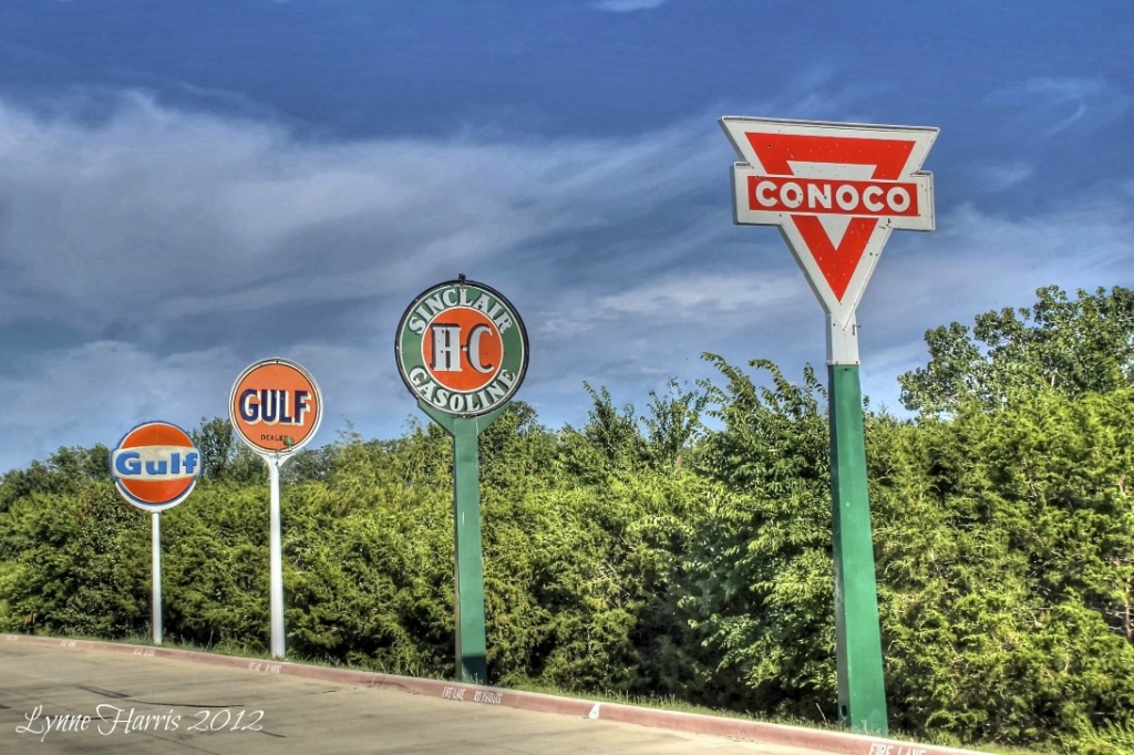 Old Gas Station Signs by lynne5477