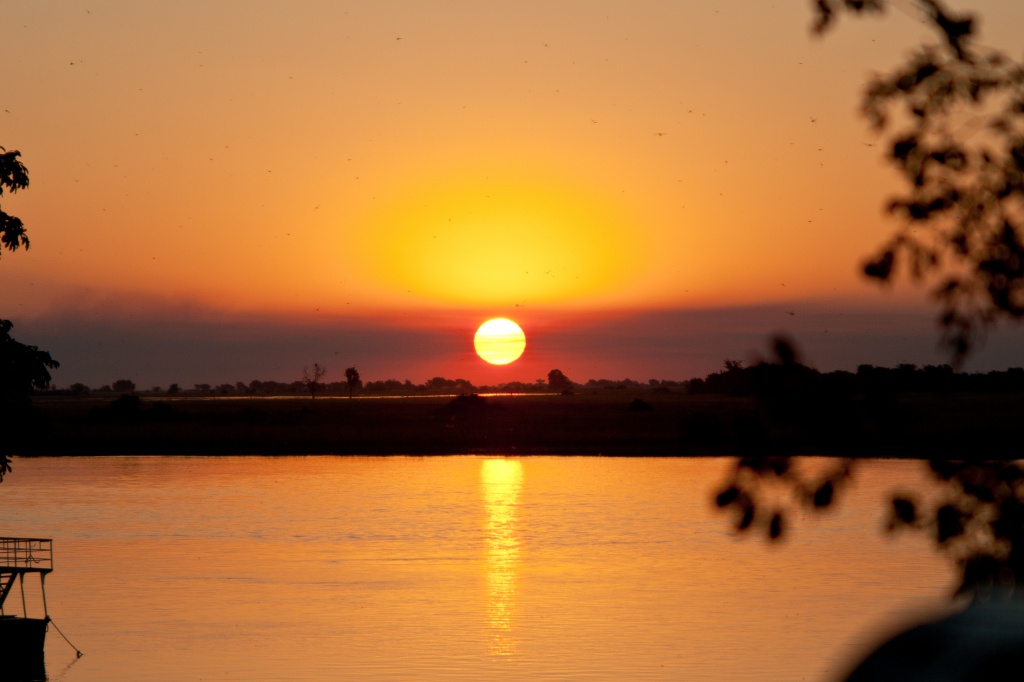 sundown on the river by peadar