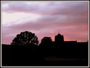 30th May 2012 - The church in a rosy glow.... 