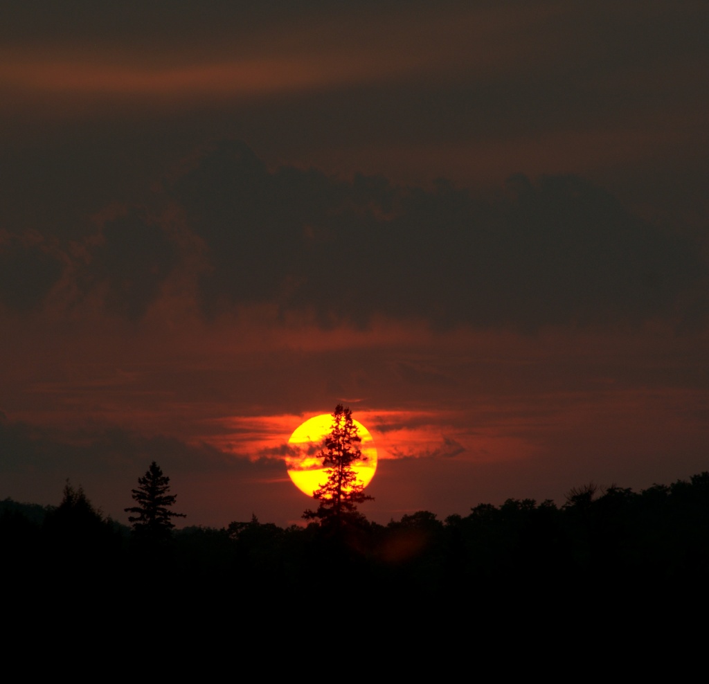 Algonquin Sunset (camping trip #6 of a series) by jayberg
