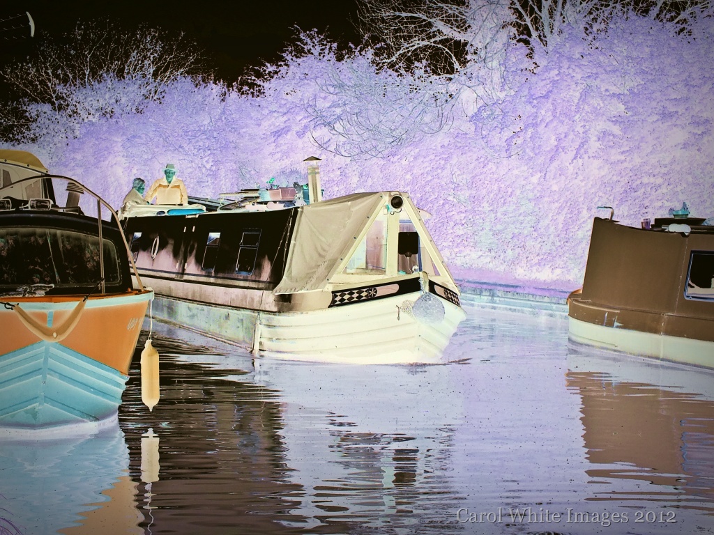 Narrowboats On The Grand Union Canal by carolmw