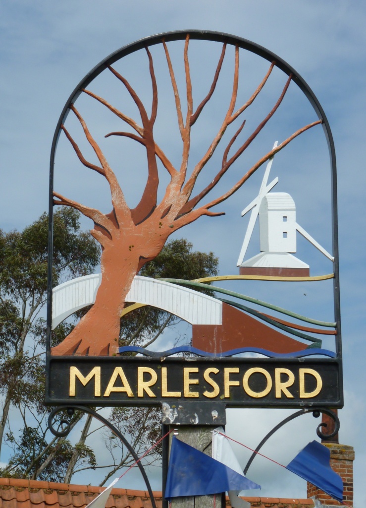Marlesford village sign by lellie