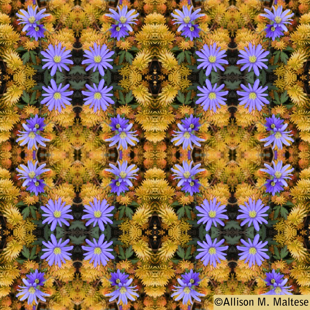 Purple and Yellow Fabric Design by falcon11
