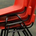 Red chairs by parisouailleurs