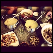 1st Jun 2012 - fondue at Hottell's