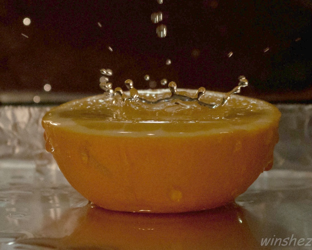 orange drip by winshez