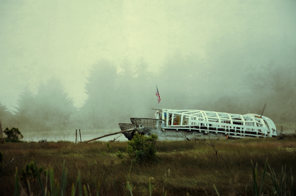 Boat in the Mist by jgpittenger