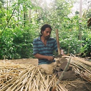 17th Jun 2012 - Splitting bamboo