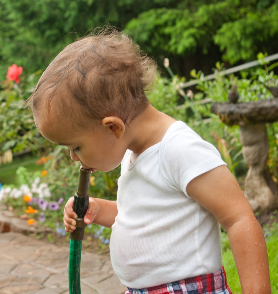 A Kid and A Hose by vickisfotos