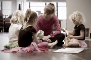 18th Jun 2012 - Miss Renee showing the girls a pair of pointe shoes