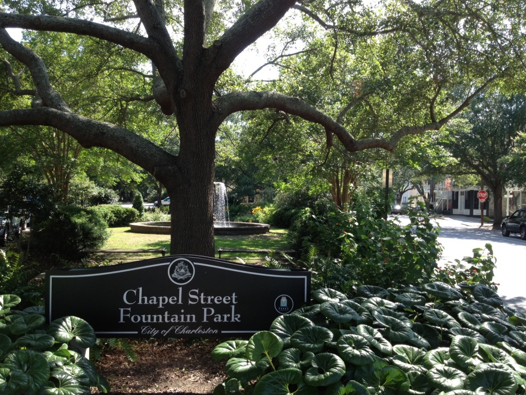 A quiet little city park by congaree