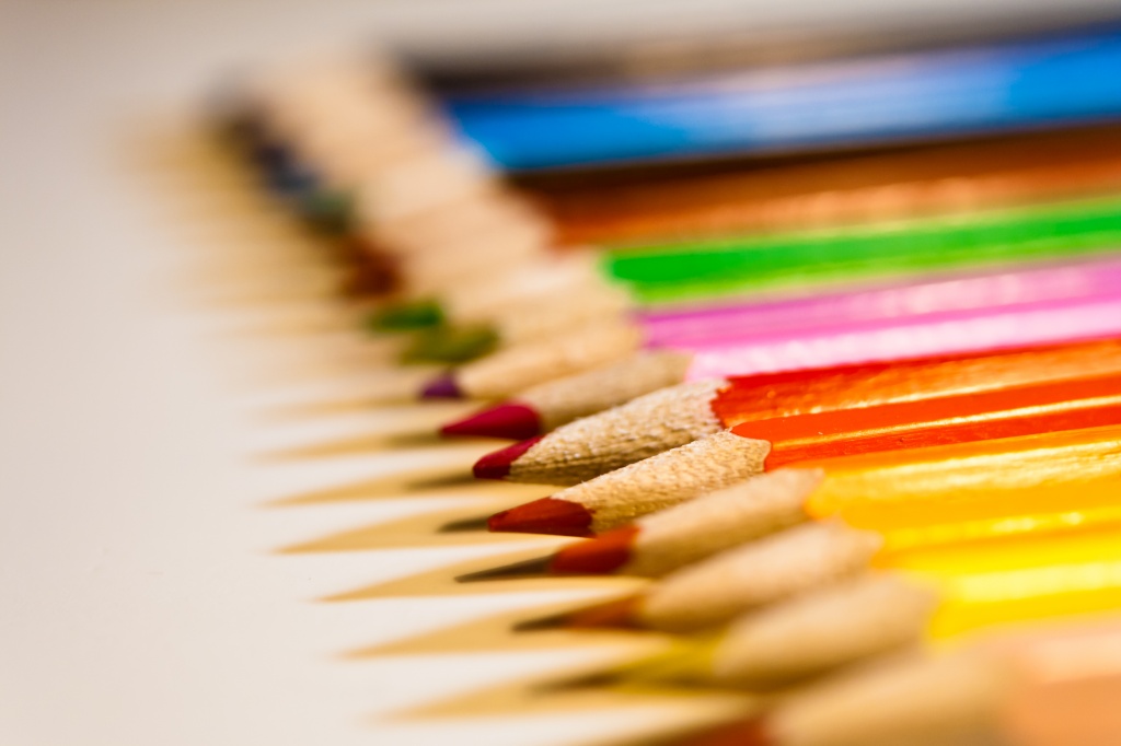 a row of pencils by peadar