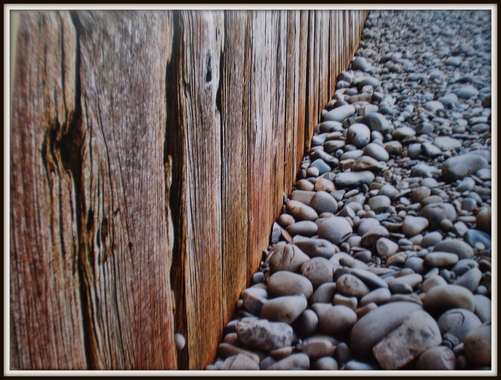 Boards and Pebbles. by snowy