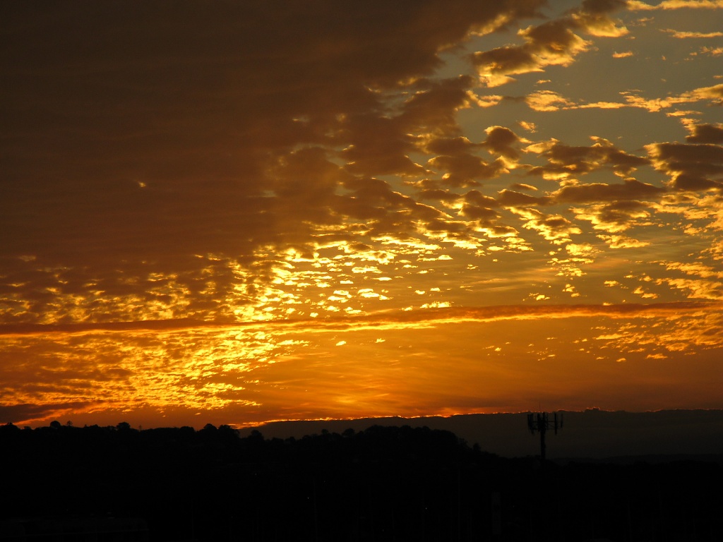 Sunset over Buddina by loey5150