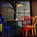 Rainbow chairs by nicolecampbell