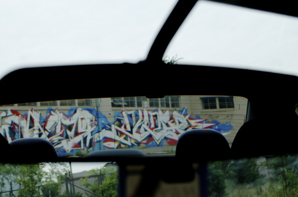 Grafitti, looking back. by corktownmum