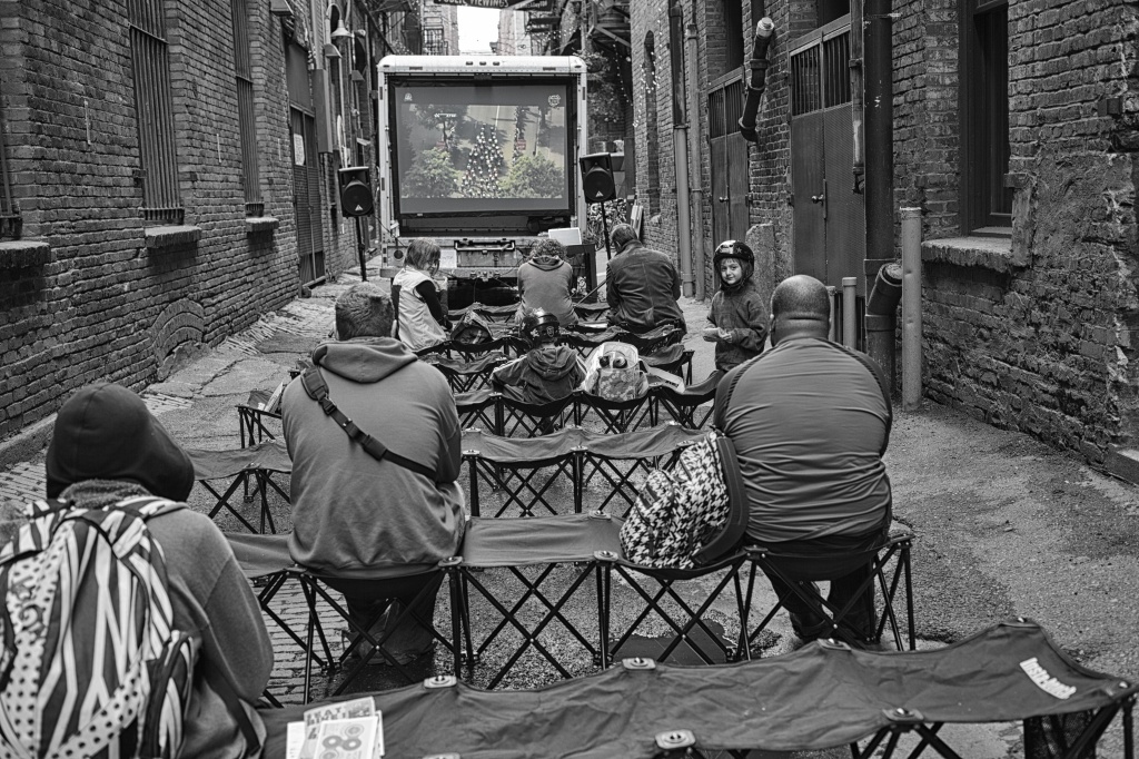 Watching The 99th Tour de France In Nord Alley by seattle