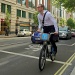 Clark Kent on a Boris bike by boxplayer