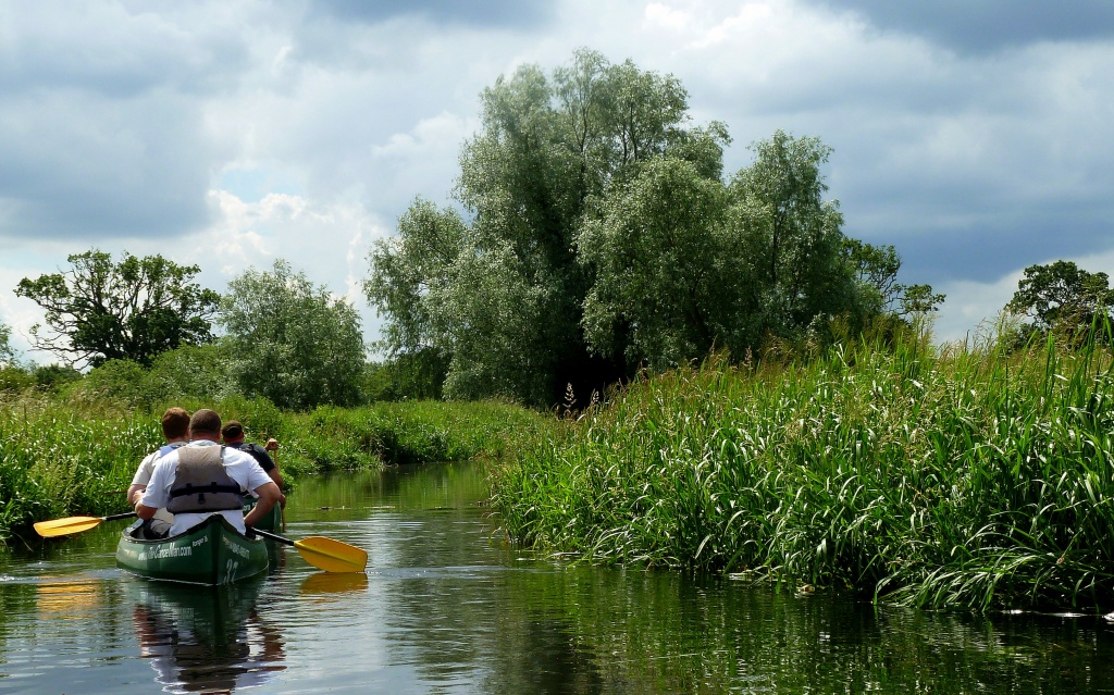 Canoeing on the River Bure by boxplayer