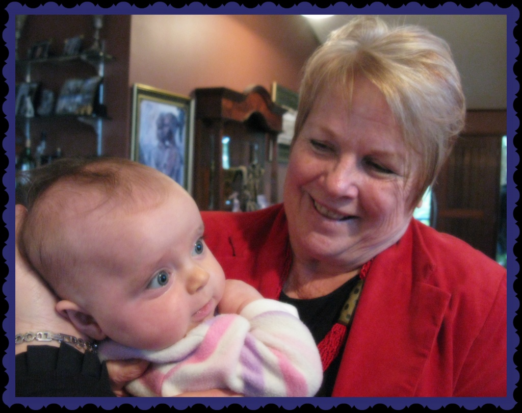 My Friend Cheryl  & her new Granddaughter by loey5150