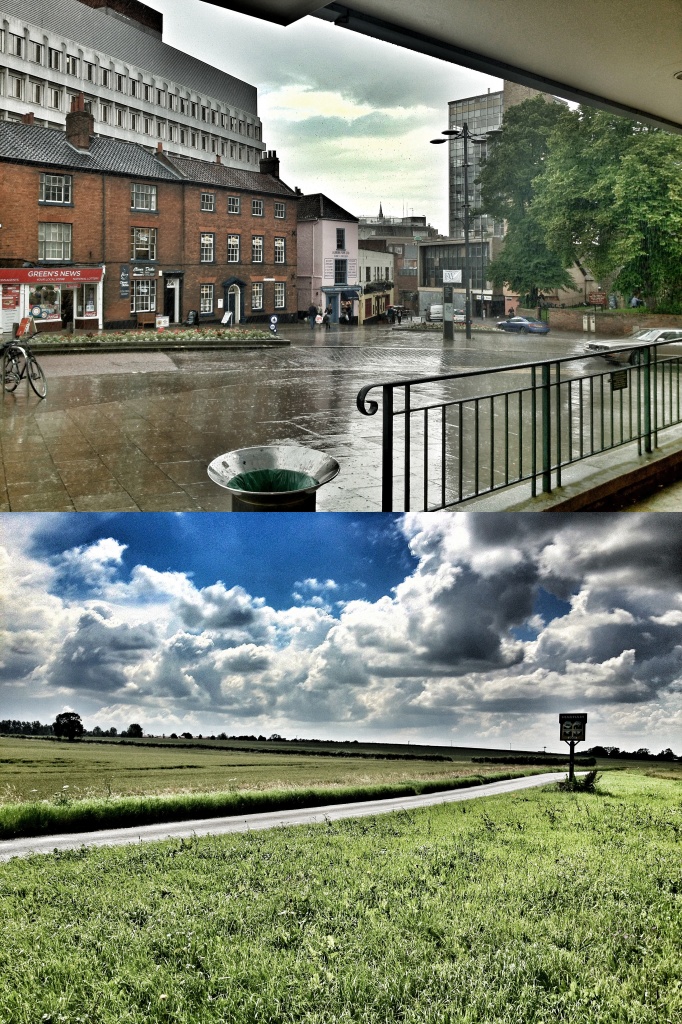 Norwich in the rain, Marham in the sun by manek43509