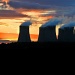 Sunset over Power Station by seanoneill