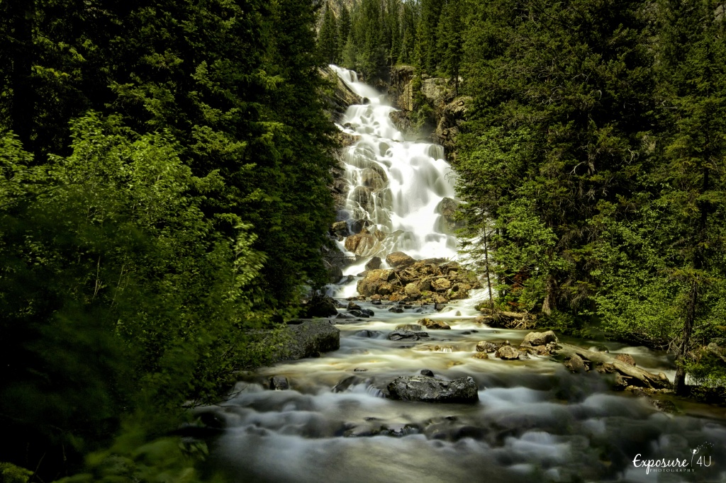 Hidden Falls Teton National Park by exposure4u