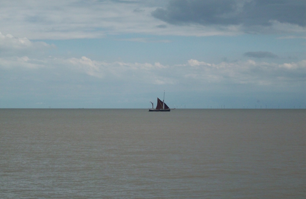 Boat,  sea, sky by lellie