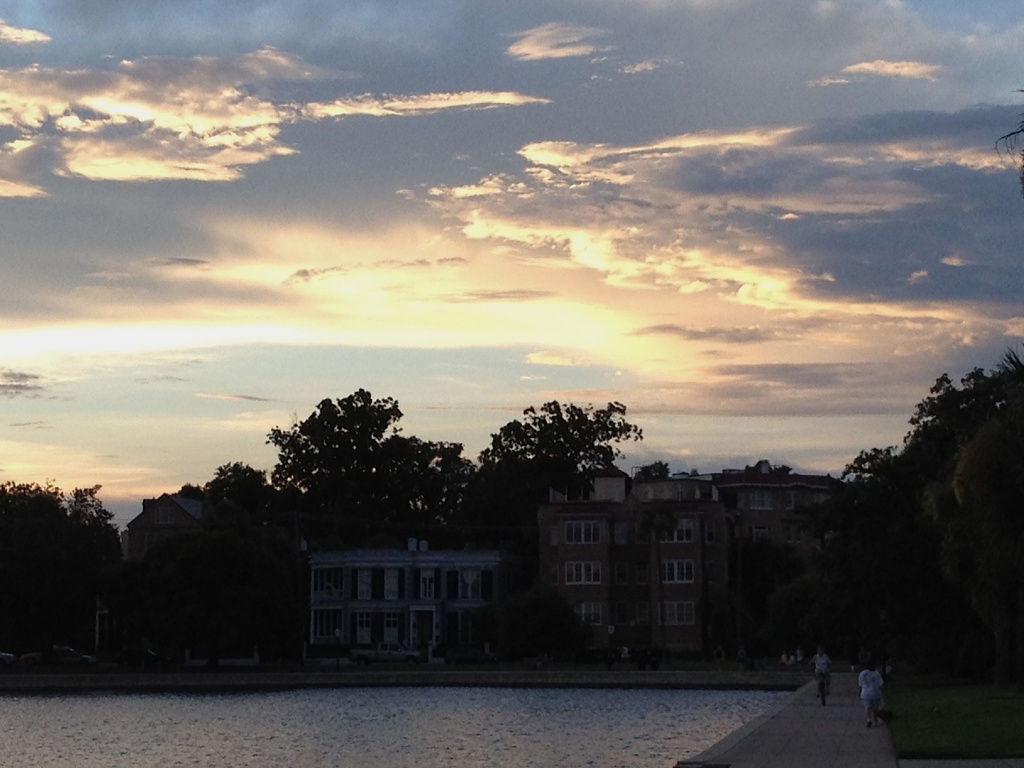 Sunset at Colonial Lake, 7/19/12 by congaree