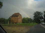 21st Jul 2012 - old barn with rainbow