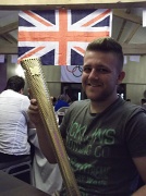22nd Jul 2012 - Ollie and the olympic torch 