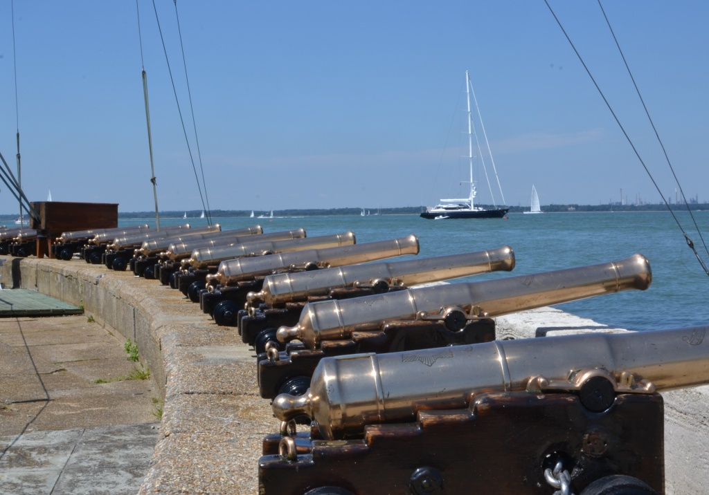 Guns in Cowes Isle of wight by nix